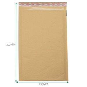 Plic kraft căptușit cu bule (235x350+40 mm)