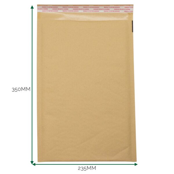 Plic kraft căptușit cu bule (235x350+40 mm)