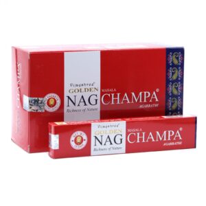 15g Bețișoare Parfumate Golden Nag - Champa