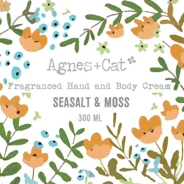 Crema pentru Mâini și Corp - Sare de Mare și Muschi - 300 ml