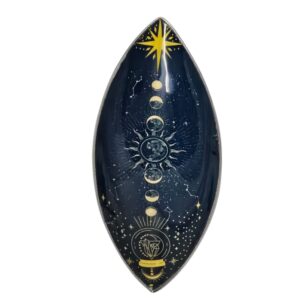 Bol Emailat pentru Bețișoare – Aluminiu – Fazele Lunii Zodiacale