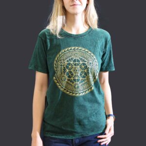 Tricou Stone Wash - Chakra - Verde (S)