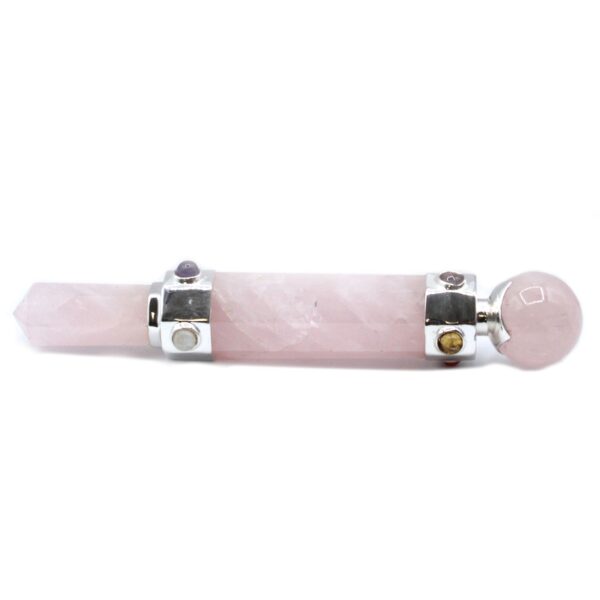 bG9jYWw6Ly9tZWRpYS9TSi9HRC82MFIzMEMxRzZSUktHRFNKLzNlZDUxNDYzLmpwZWc Baghetă Hexagonală Cu Cristal Vindecător - 12cm - Cuarț Roz