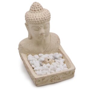 Suport pentru Tămâie Buddha Feng Shui (crem)