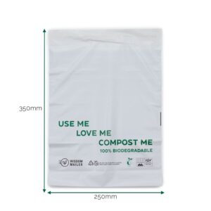 Plic de expediere 100% biodegradabil (250x350 mm)
