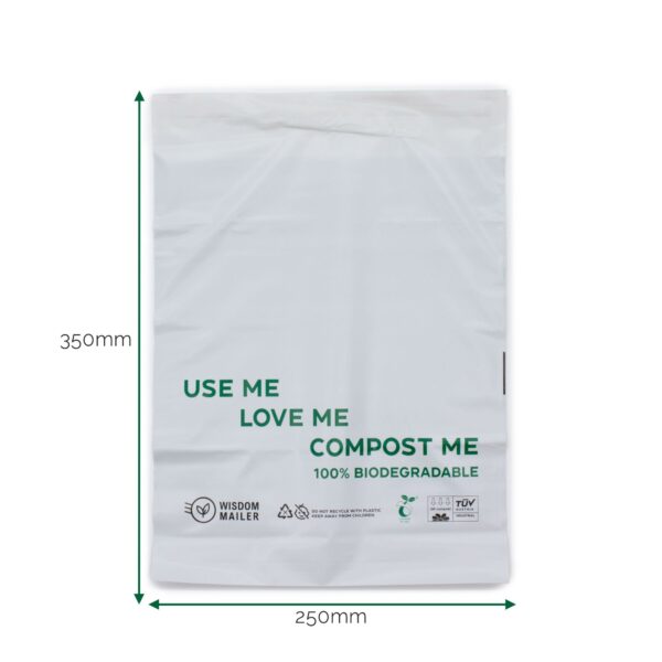 Plic de expediere 100% biodegradabil (250x350 mm)