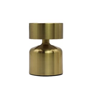 Lampă Tactilă – Ciupercă Plată, Bronz – USB-C, reîncărcabilă (400 W)