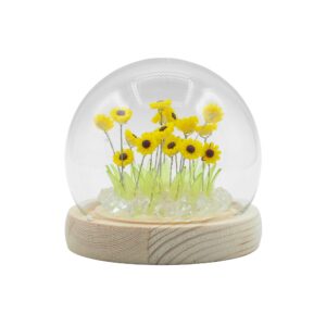 Cupolă Luminoasă Florală – 20 Floarea-Soarelui – LED USB