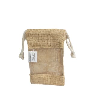 Săculeț Mic din Iută cu Fereastră 16x10cm