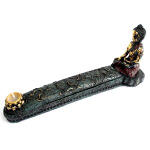 Suport pentru bețișoare parfumate în formă de Buddha antic