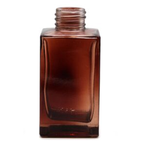 Flacon Pătrat Înalt cu Difuzor - Chihlimbar - 100ml