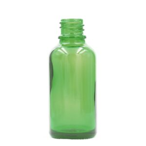 Flacon din Sticlă Verde pentru Pipetă de 50 ml - Fără Capac