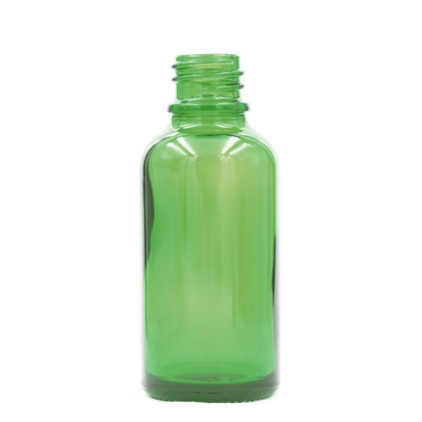 Flacon din Sticlă Verde pentru Pipetă de 50 ml - Fără Capac