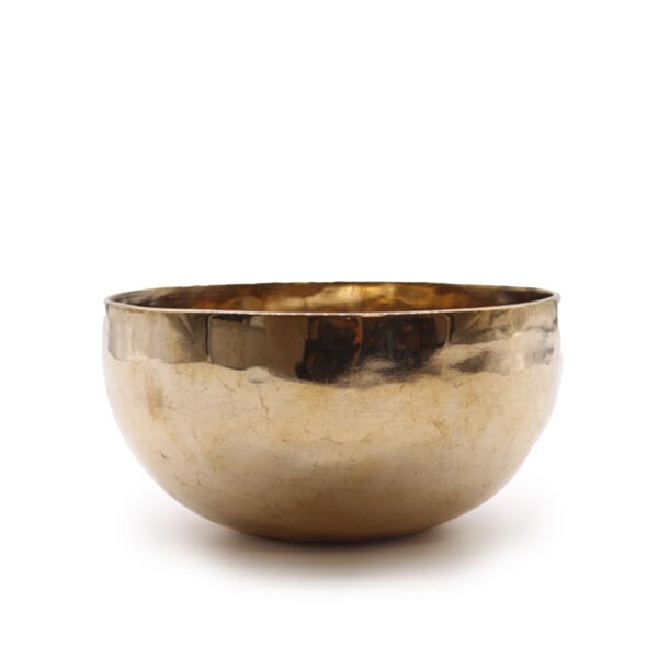 Bol Cântător Lucios Din Metal De Clopot Realizat Manual – Mediu (Aprox. 750g) – 15 cm