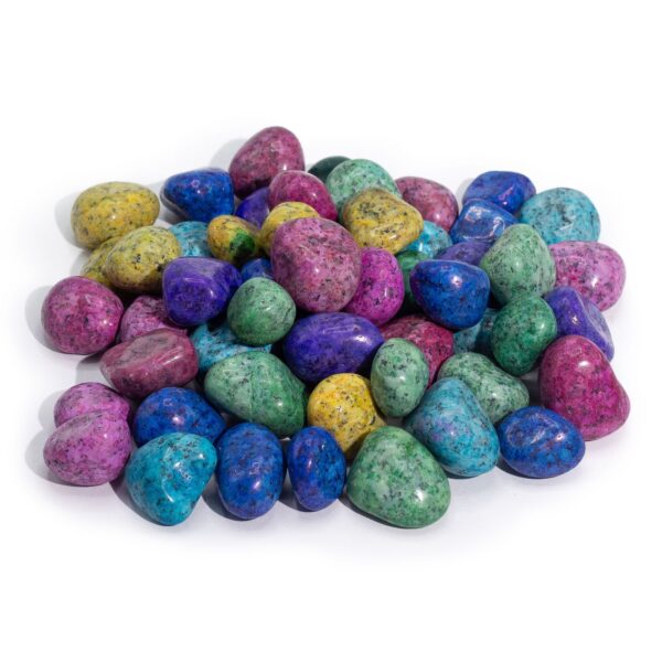 Piatră Dalmațian Indian Tratată – Mix Vrac, 1 kg (aprox. 70 pietre)