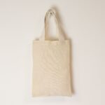 Geantă Tote Cadou Mini Iconică – Fără Imprimeu – Natural 4oz (25x20 cm)
