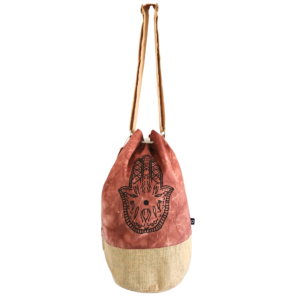 Rucsac 100% Natural - Cărămiziu Stonewash - Hamsa