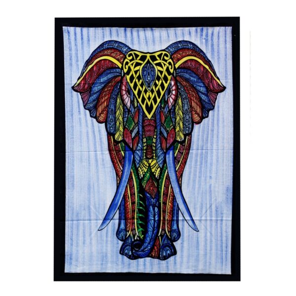 bG9jYWw6Ly9tZWRpYS9TTi80RC82MFIzMEMxRzZNVzM0RFNOLzQ4MzA2ZDM2LmpwZWc Tablou Textil Pictat Manual din Bumbac - Elefant