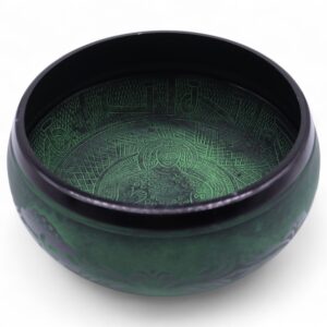 Bol Cântător Extra Tare – Tip Ciupercă – 23×10.5 cm, 1.3 kg – Mușchi Verde