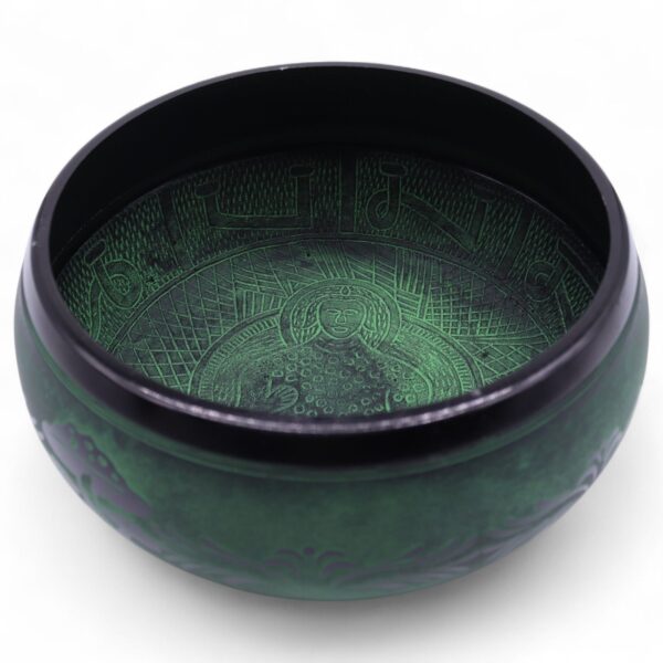 Bol Cântător Extra Tare – Tip Ciupercă – 23×10.5 cm, 1.3 kg – Mușchi Verde