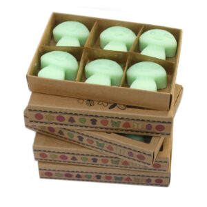 Pachet de 6 bucăți de Ceară Parfumată - Lemn Dulce