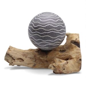 Lampă Drift Glow cu Abajur Luna – Gri