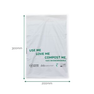 Plic de expediere 100% biodegradabil (200x300 mm)