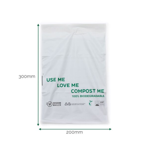 Plic de expediere 100% biodegradabil (200x300 mm)