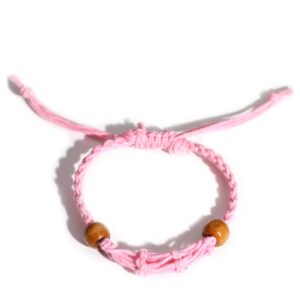 Șnururi pentru Brățări cu Pietre Prețioase 20-28cm/7.8-11inch - Roz