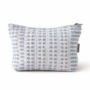 Geantă de Toaletă Nomad Sari Jacquard Indian - Indigo Echo