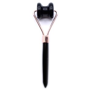 Roller Pentru Maxilar Din Pietre Prețioase - Obsidian Negru