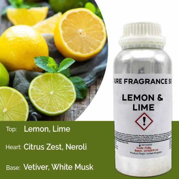 Ulei Parfumat Pur de Lămâie și Lime - 500 ml
