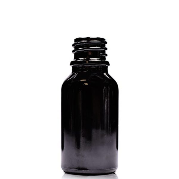 Flacon din Sticlă Neagră de 15 ml Fără Capac