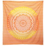 Tapițerie de Perete/Pânză de Plajă - Umrao Mandala - Portocalie