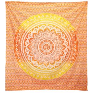 Tapițerie de Perete/Pânză de Plajă - Umrao Mandala - Portocalie