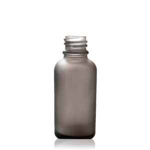 Sticlă Mată Gri, 30ml - Fără Capac