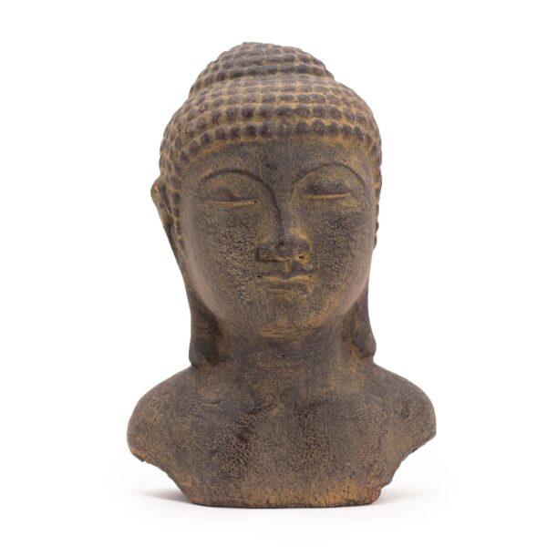 Cap Buddha al Tranquilității - Gri