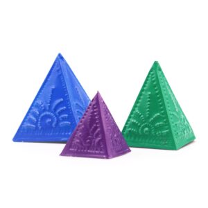 Set de Forme pentru Pulbere de Tămâie - Albastru, Verde,Violet