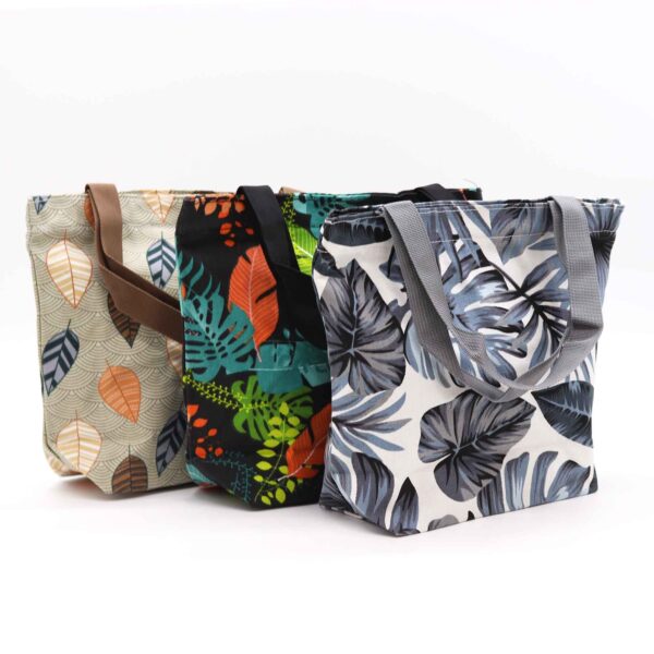 Geantă tropicală practică Quick Shop Bag, 3 modele, 32×23×10 cm
