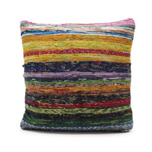 Husă de Pernă din Materiale Reciclate - 40x40cm - Nuanțe Portocalii