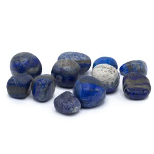 Set de 24 buc. pietre netede - Lapis lazuli