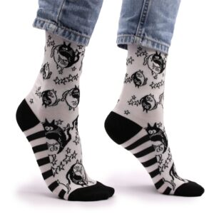 Șosete din bambus Hop Hare (36-40) cu model Ying Yang
