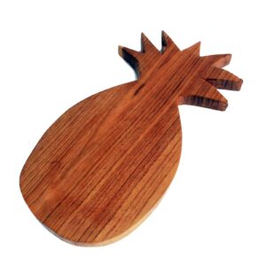 Placă de Tăiat din Teak în Formă de Ananas