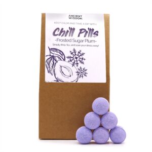 Pachet Cadou cu Bile Spumante de Baie 350g - Prune Înghețate cu Zahăr