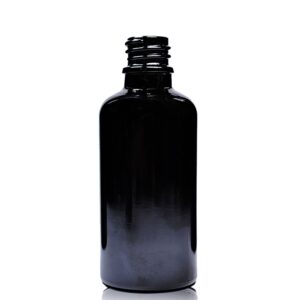 Flacon din Sticlă Neagră de 50 ml Fără Capac