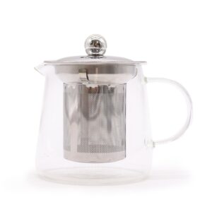 Ceainic din Sticlă cu Infuzor - Formă de sticlă - 350 ml