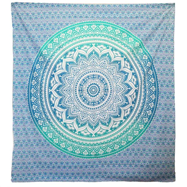Tapițerie de Perete/Pânză de Plajă - Umrao Mandala - Verde