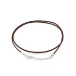 Pachet de Șnururi Cerate cu Închidere -  2mm x 55cm - Maro Închis 112