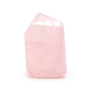 Cristale Semiprețioase cu Vârf – Pachet Mare, aprox. 6 cm (0,5 kg) – Cuarț Roz Indian (cca 8 bucăți)