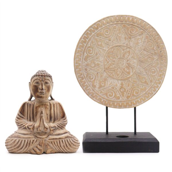 Set Buddha Feng Shui - Mandala - Natural